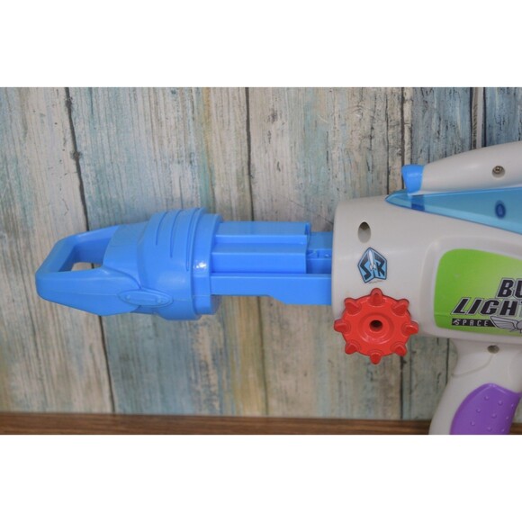 Disney Store Buzz Lightyear Blaster Toy Story Gun Lights & Sounds Works 2011 - Picture 14 of 14